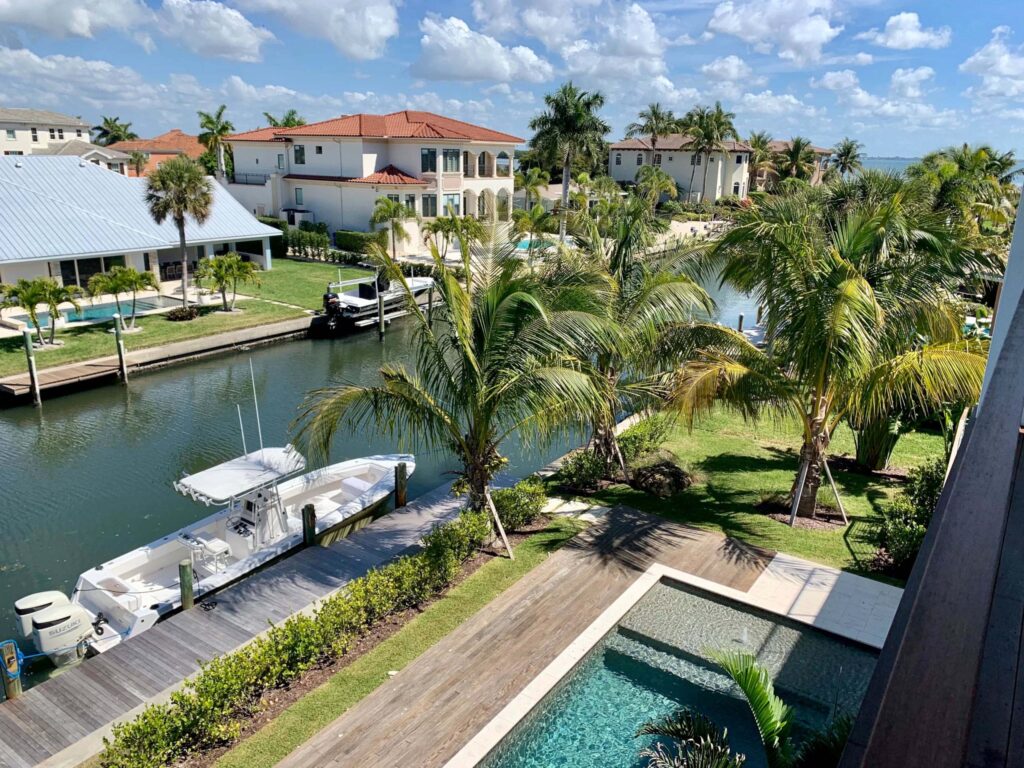 Country Club Shores Longboat Key bayside canal