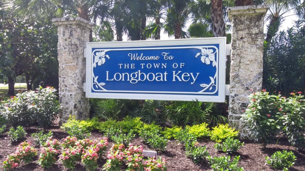 Welcome to Longboat Key sign