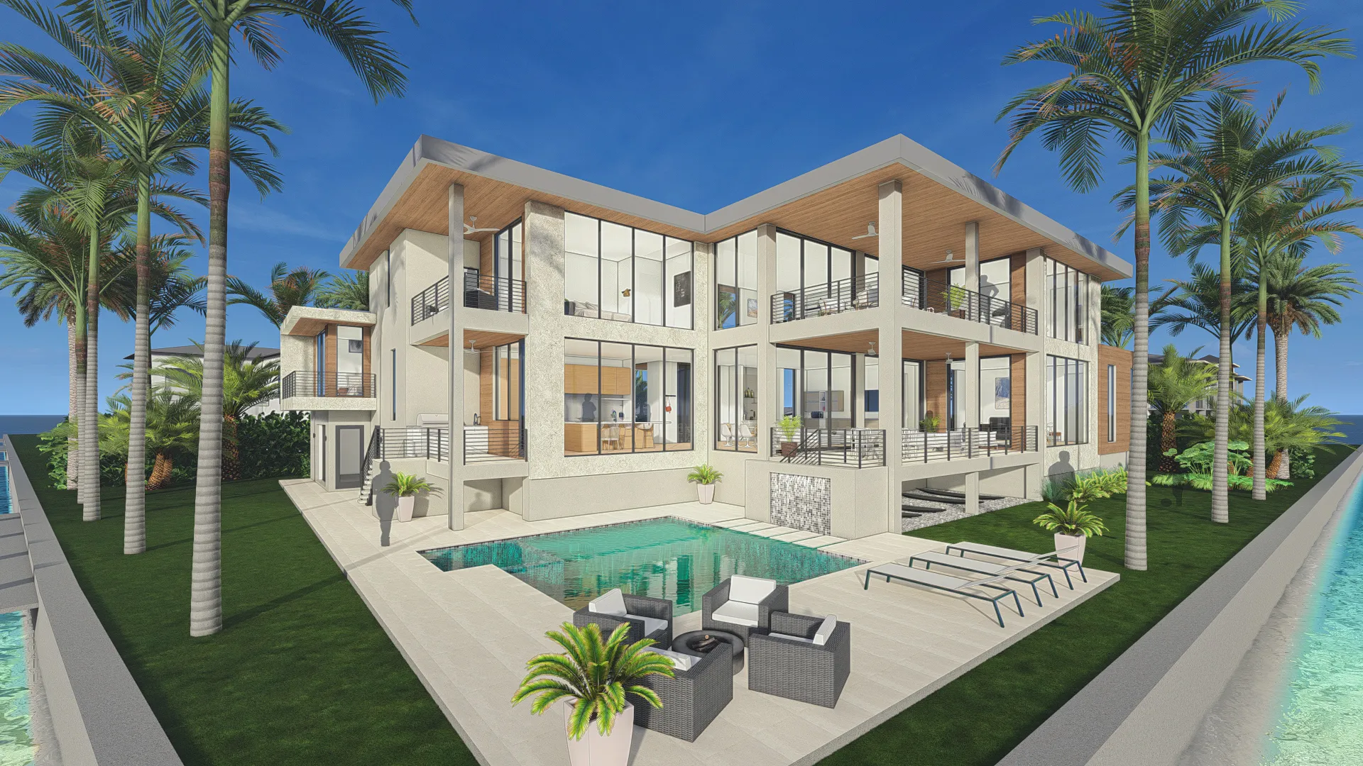 Haussler Exterior Renderings 7 Poolside