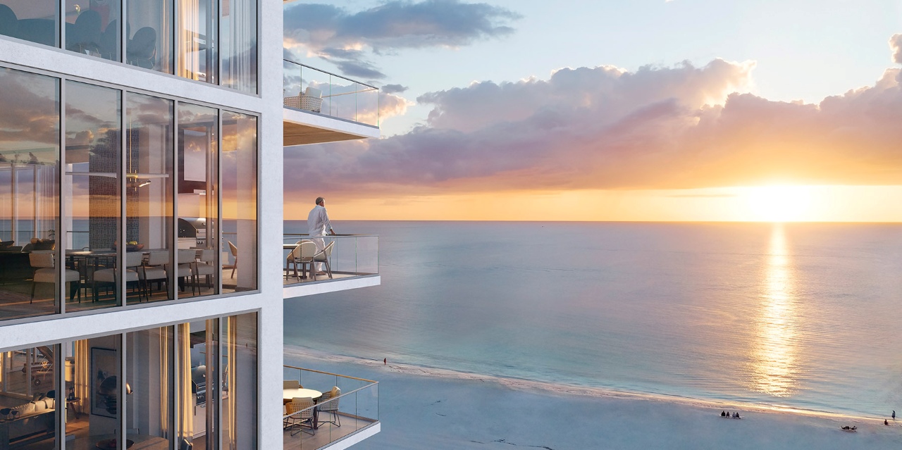 Oceanfront Balcony Views at Rosewood Residences