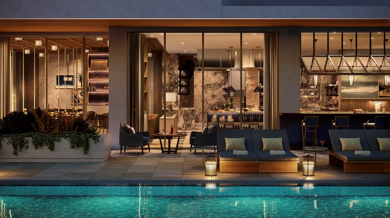 Poolside Lounge at Rosewood