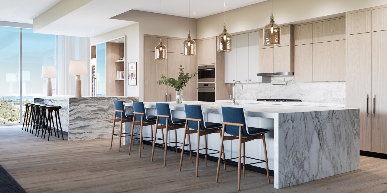 Rosewood Residences Gourmet Kitchen