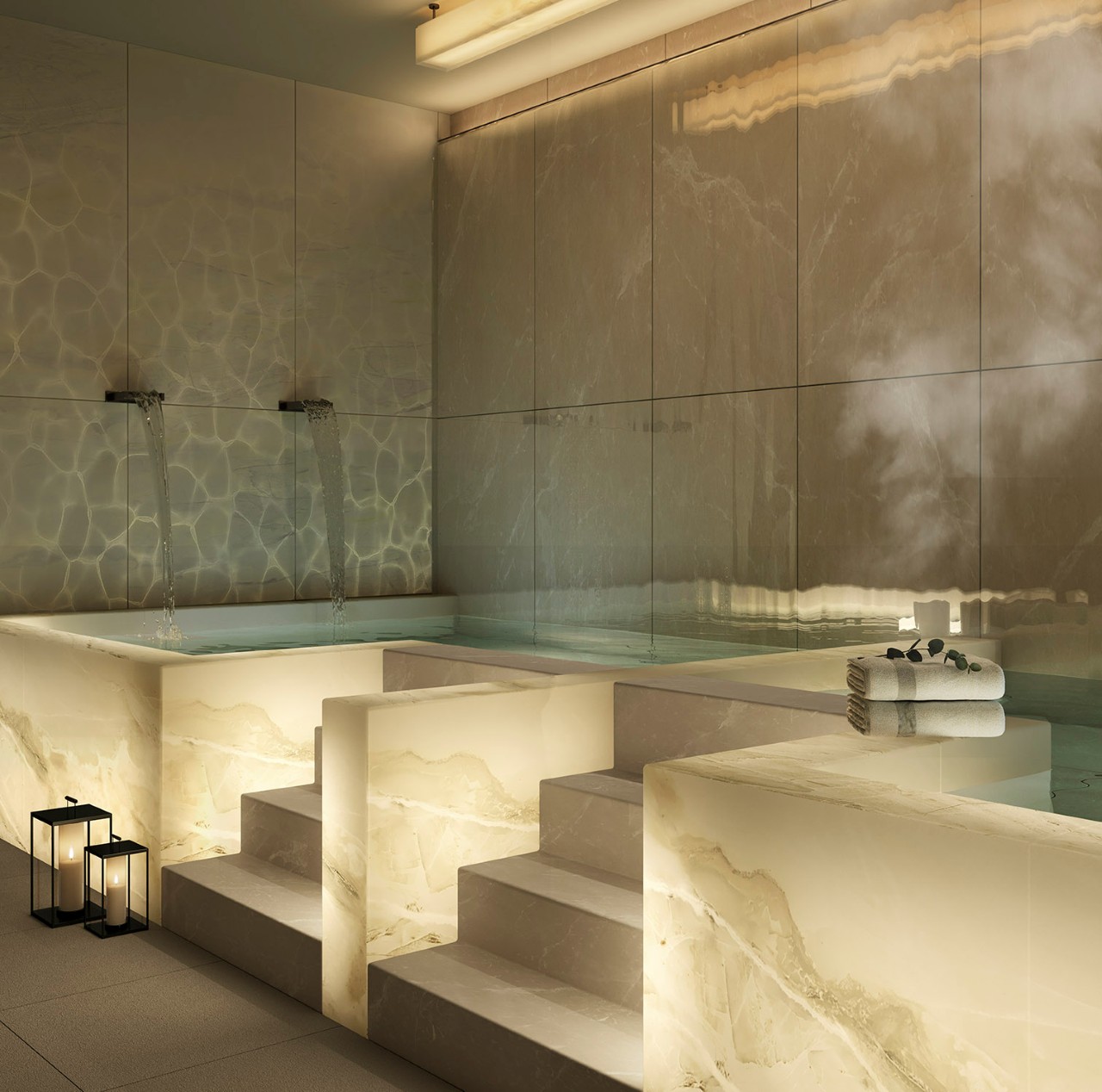 Spa and Steam Room at Rosewood