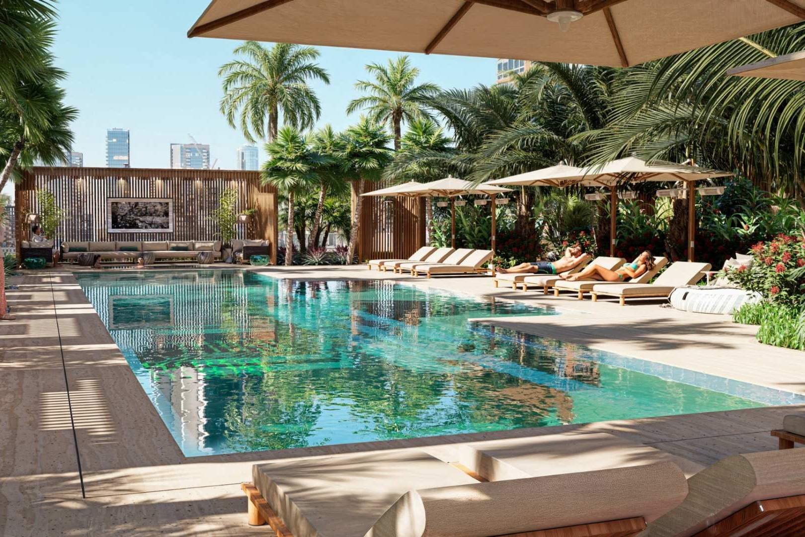 Waldorf Astoria Residences Sarasota Resort Pool and Sun Deck