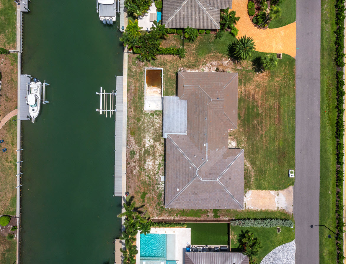 525 Sloop Lane Overhead View Before