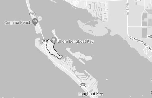 Longboat Villages Map - Longboat Key Florida