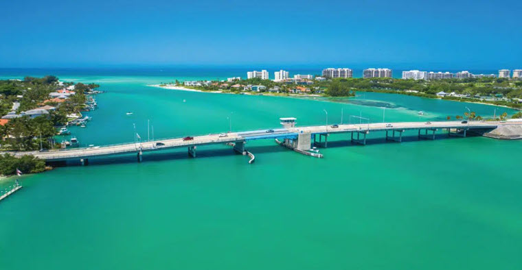 New Pass Bridge Longboat Key FL